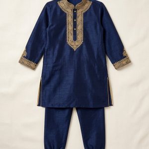 DIRA Midnight Navy Heritage Kurta Set