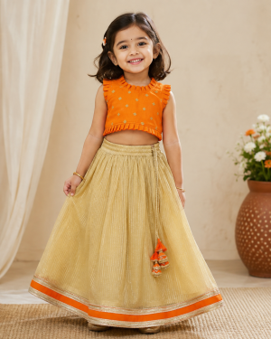 THE CELEBRATION - GIRLS - Festive Lehenga Set