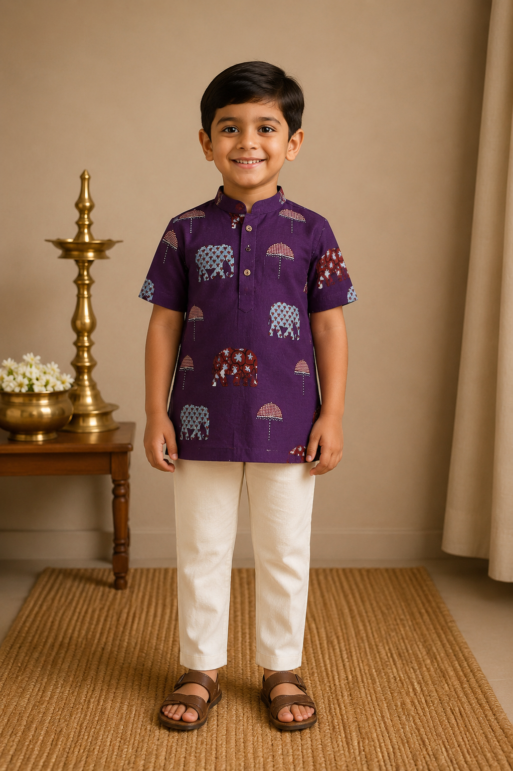 THE EASY - BOYS - Lightweight Cotton Kurta - Image 3