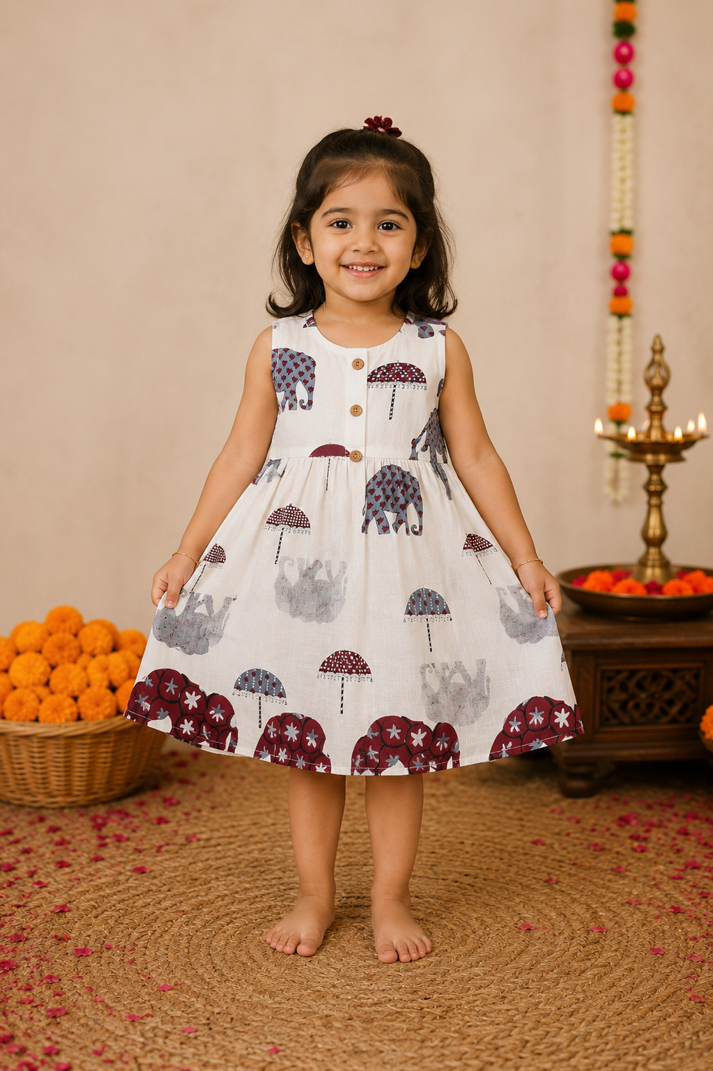 THE EASY - GIRLS - Lightweight Cotton Frock